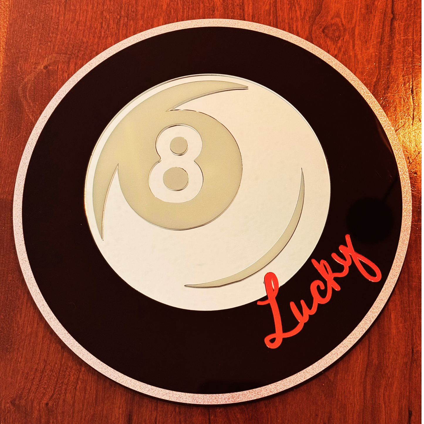 Cosmic Chance Lucky Aura 8 Ball Sign