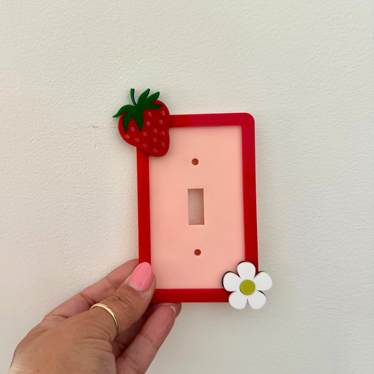 Strawberry Pop Light Switch Cover
