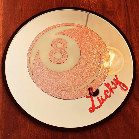 Cosmic Chance Lucky Aura 8 Ball Sign