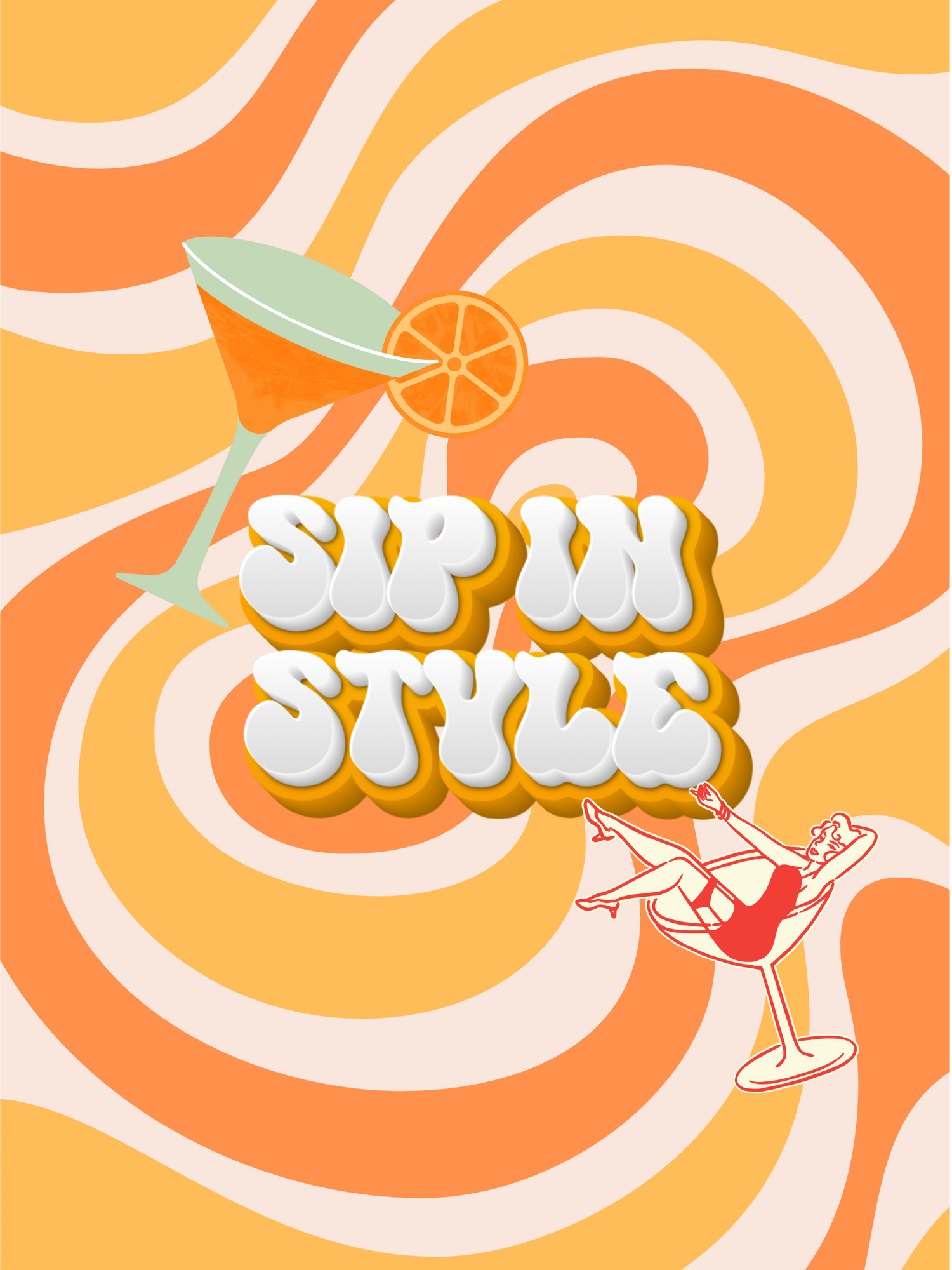 funky sign that says sip in style