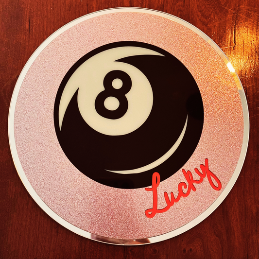 Cosmic Chance Lucky Aura 8 Ball Sign