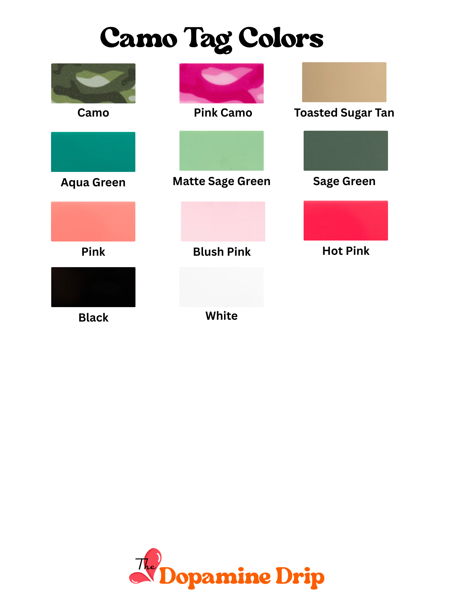 Color chooser for Camo Tag