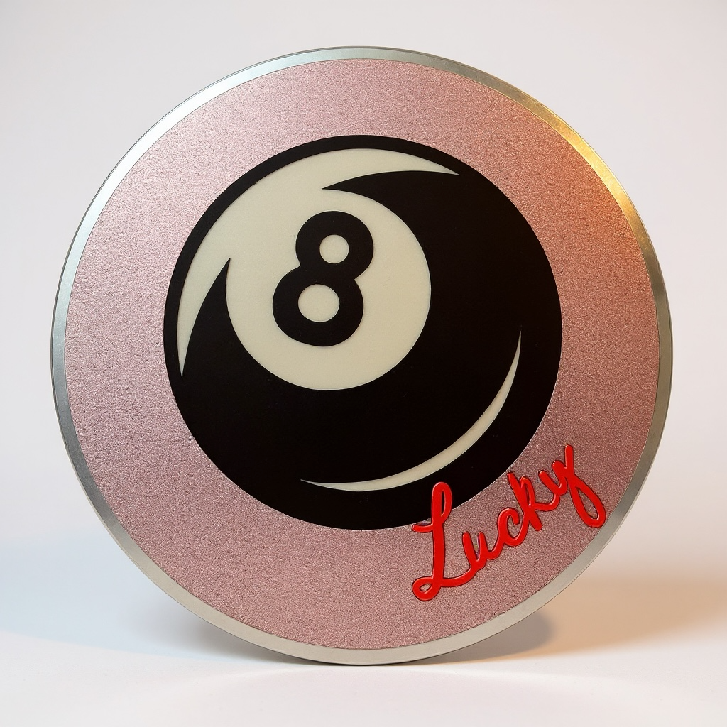 Cosmic Chance Lucky Aura 8 Ball Sign